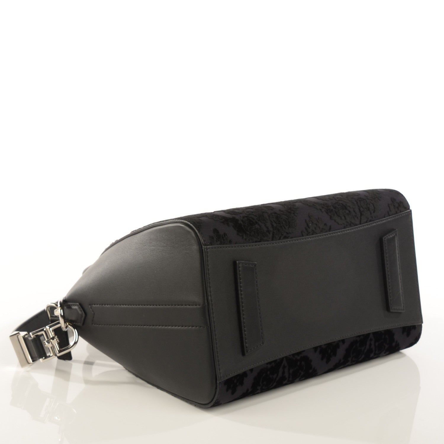 Givenchy Calfskin Velvet Small Devoree Antigona Black 4 of 9