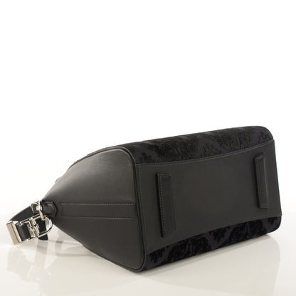Givenchy Calfskin Velvet Small Devoree Antigona Black 4 of 9