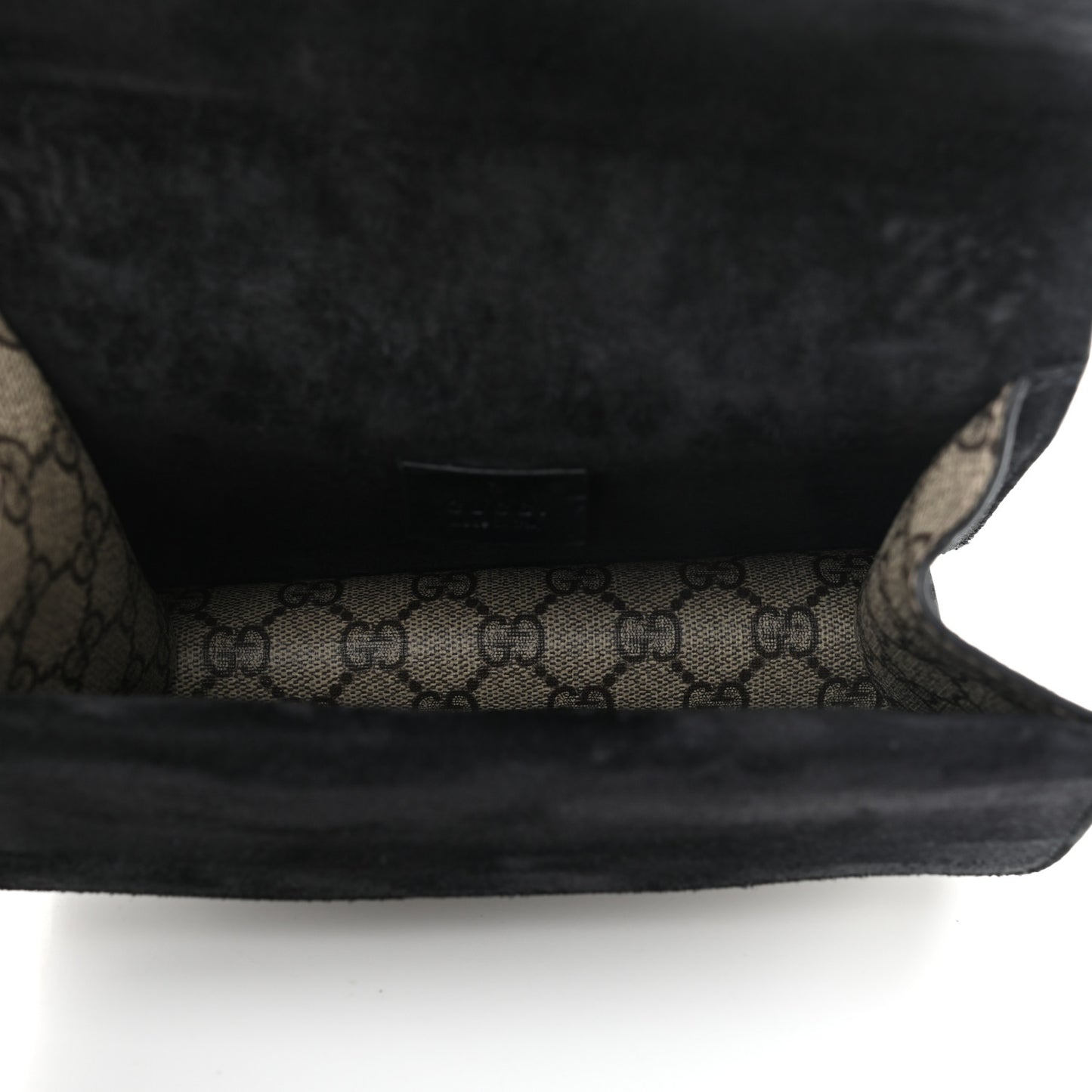 GG Supreme Monogram Mini Dionysus Shoulder Bag Black