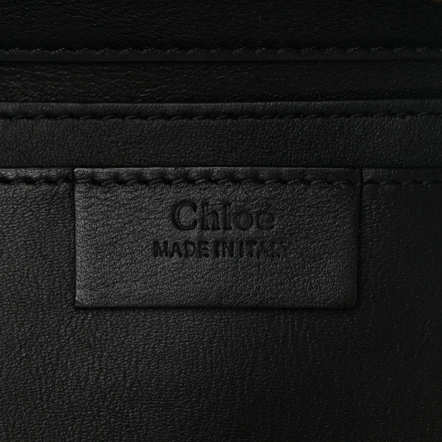 Chloe Calfskin Suede Small Roy Bag Black 6 of 10