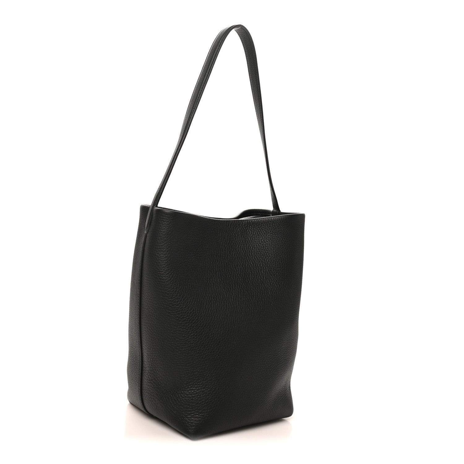 The Row Grained Calfskin Medium N/S Park Tote Black 3 of 9