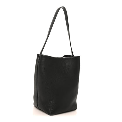 The Row Grained Calfskin Medium N/S Park Tote Black 3 of 9