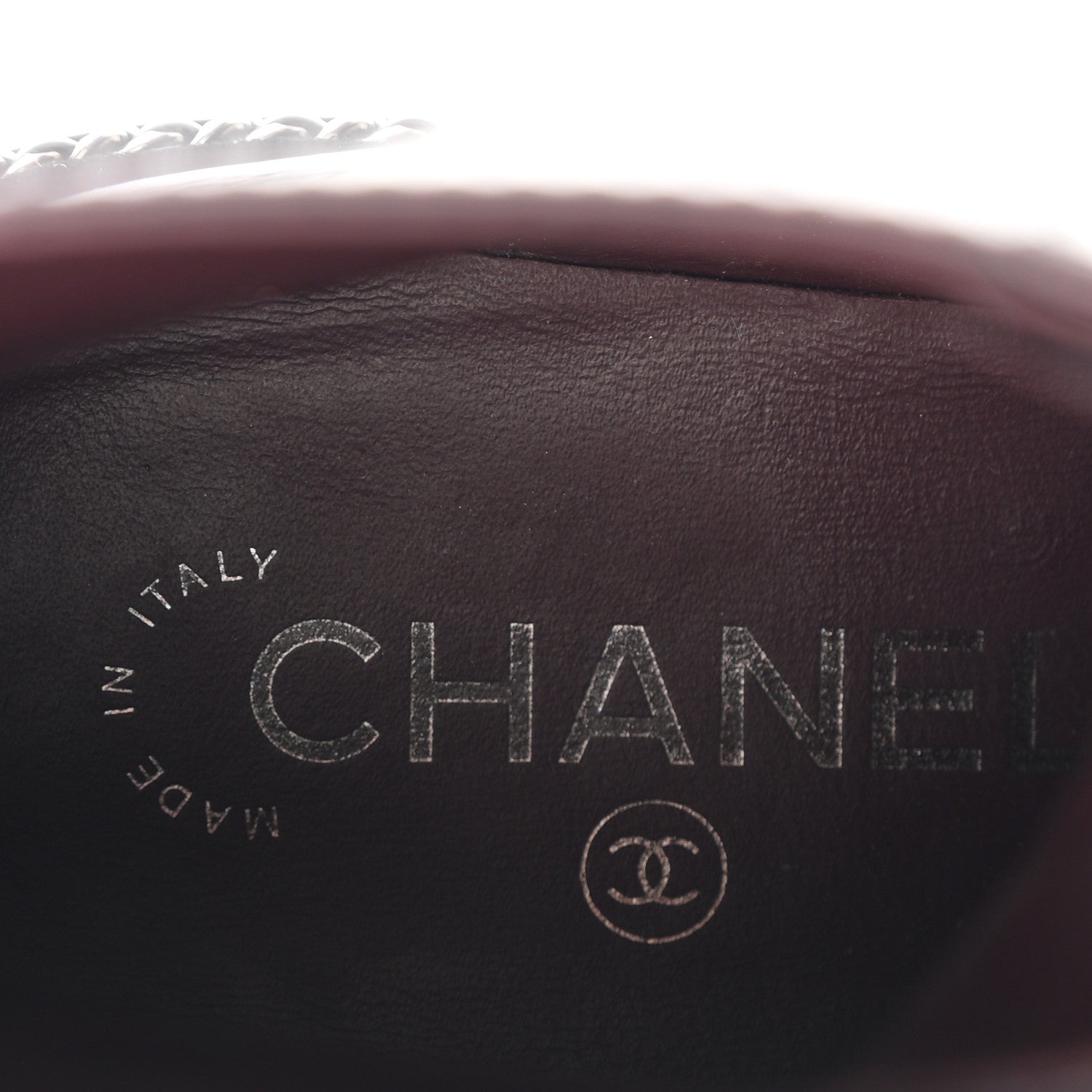Chanel Crackled Calfskin Velvet Pearl Combat Short Boots 38 Black 8 of 10