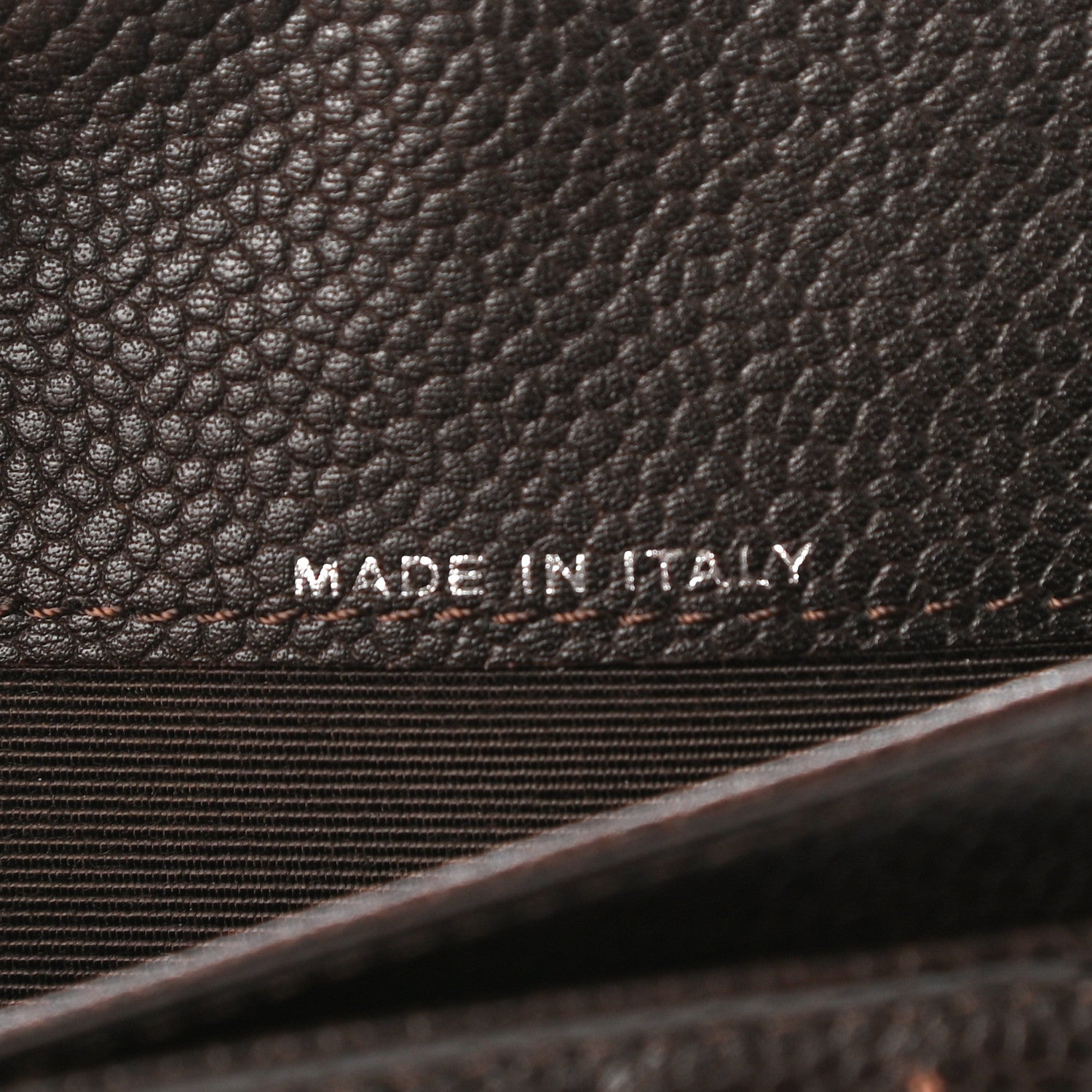 Chanel Caviar Timeless CC Yen Wallet Brown 7 of 12