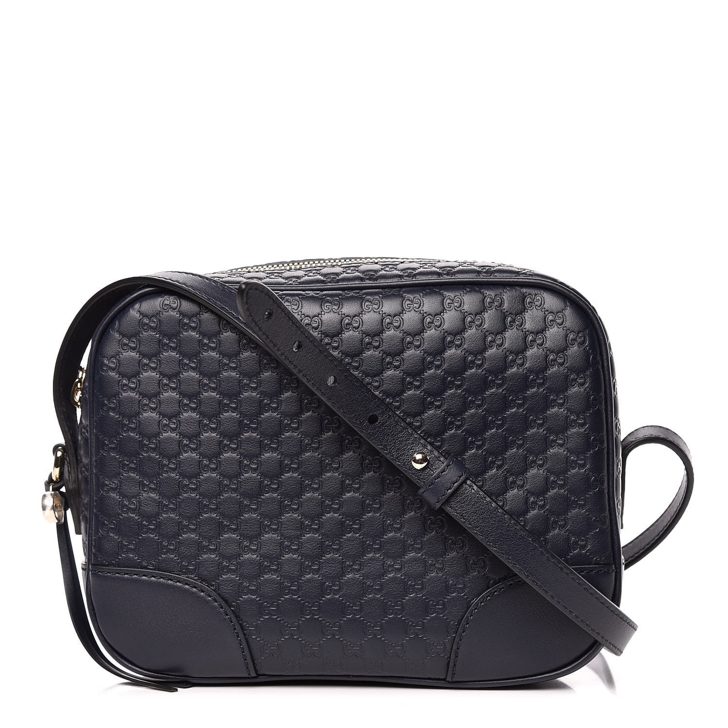 Soft Microguccissima Mini Bree Messenger Bag Blue