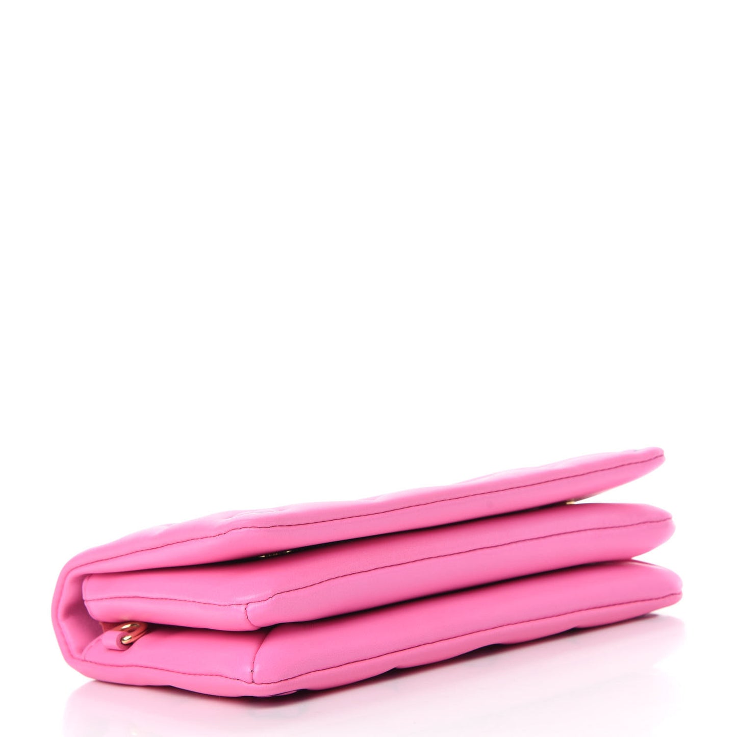 Lambskin Embossed Monogram Vuittamins Pochette Coussin Rose Violet