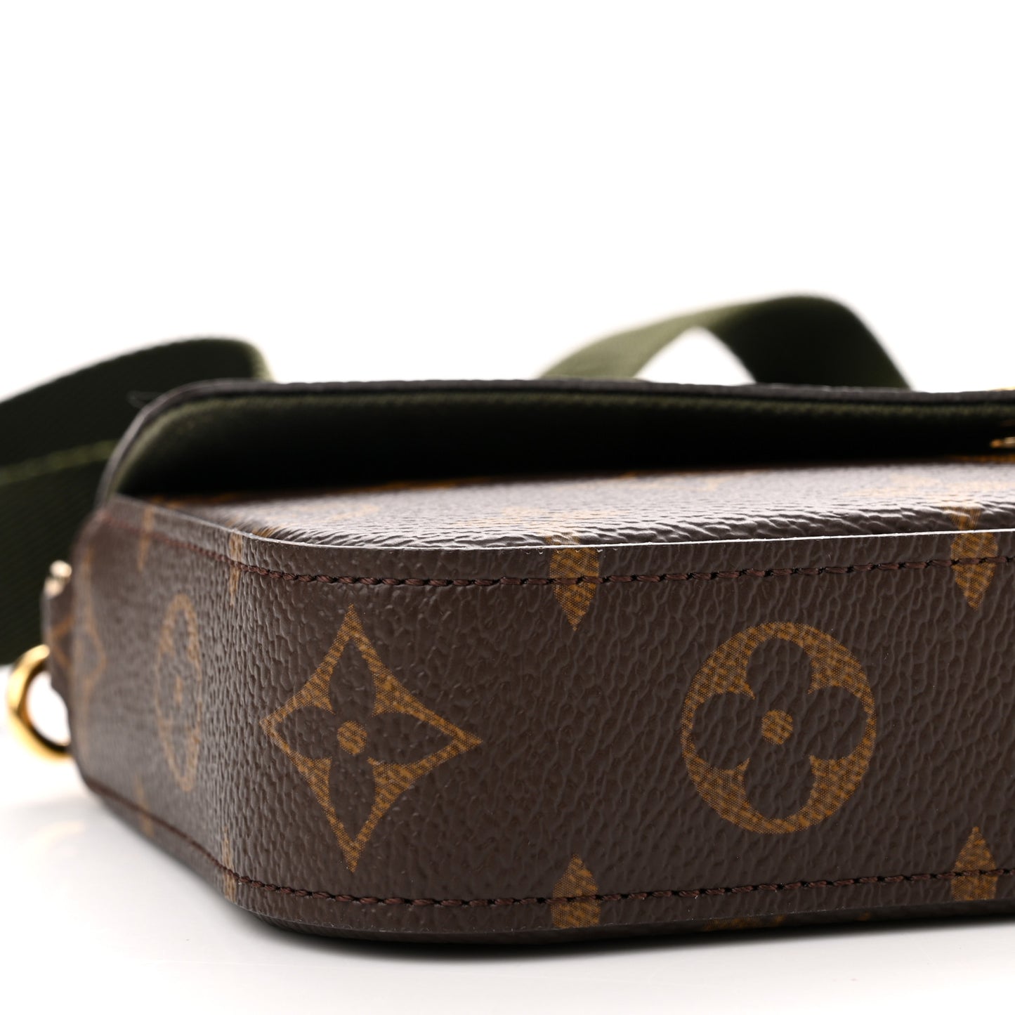 Monogram Felicie Strap & Go Kaki
