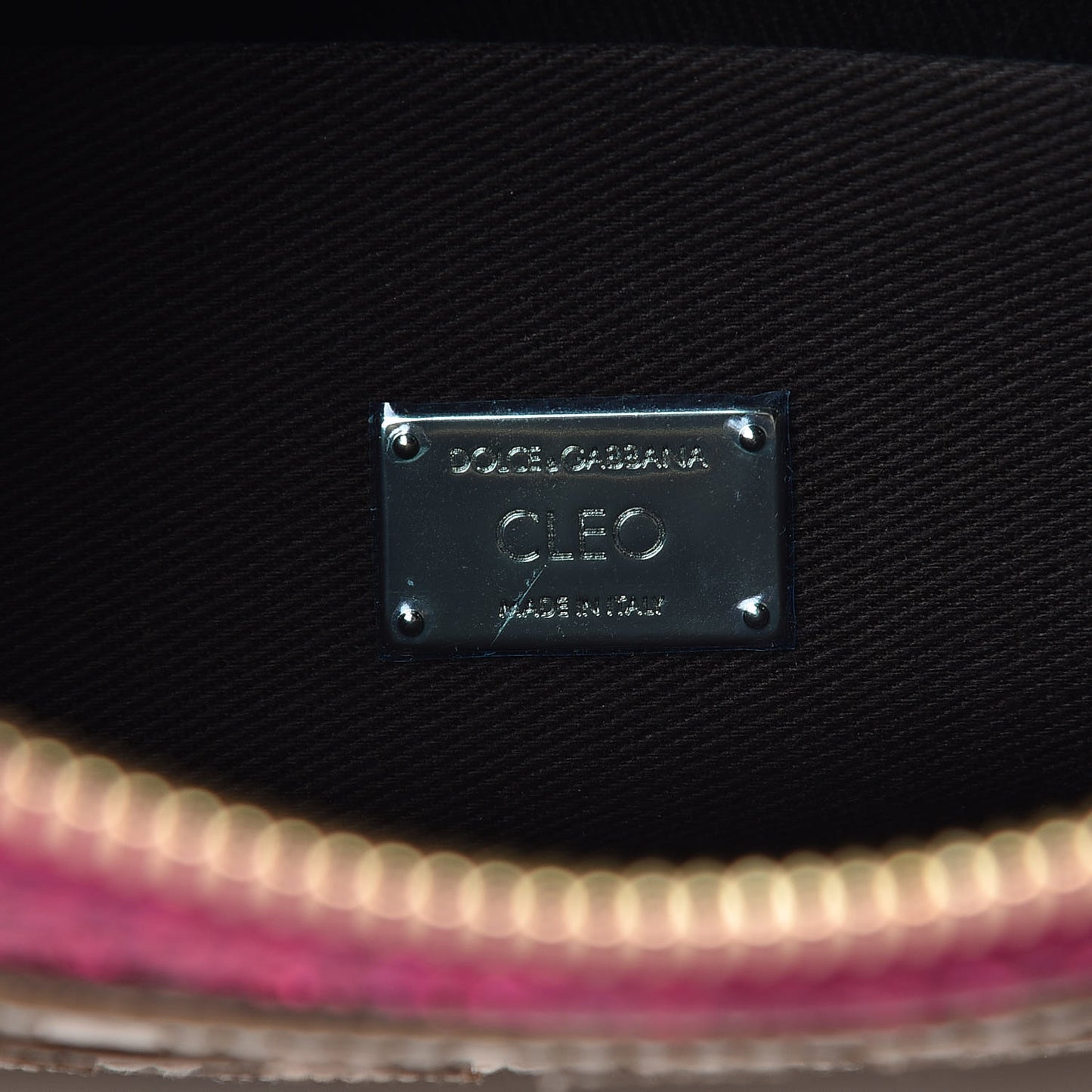 Glitter Metallic Dauphine Fashion Devotion Clutch Pink