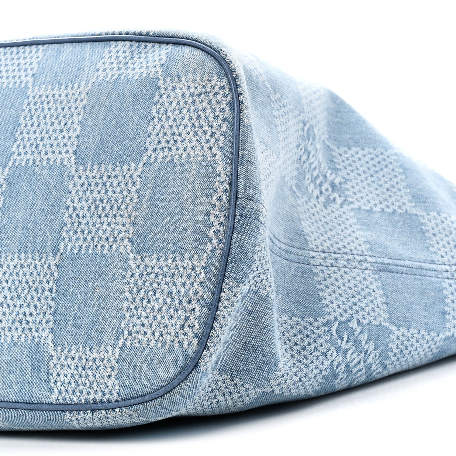 Louis Vuitton Damier Denim 3D Nevereverfull Denim Blue 1835892