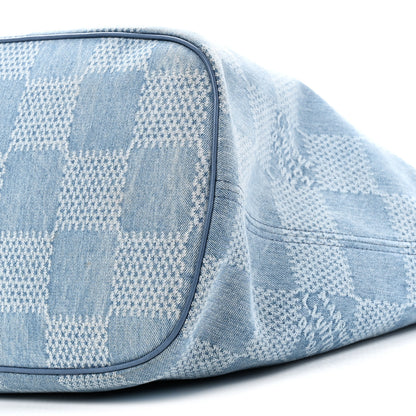 Louis Vuitton Damier Denim 3D Nevereverfull Denim Blue 11 of 11