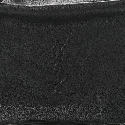 Saint Laurent Lambskin Monogram Small Lou Camera Bag Black 8 of 11