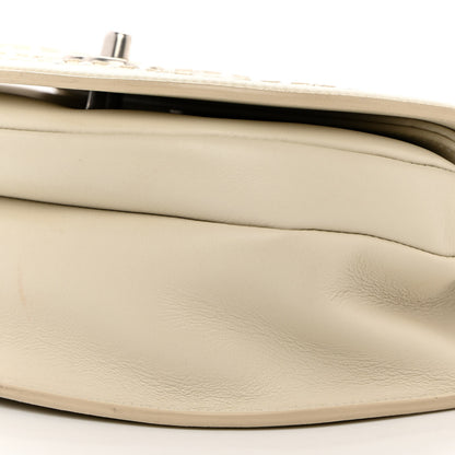 Chanel Calfskin Coco Eyelets Small Flap Bag Ivory 11 of 16