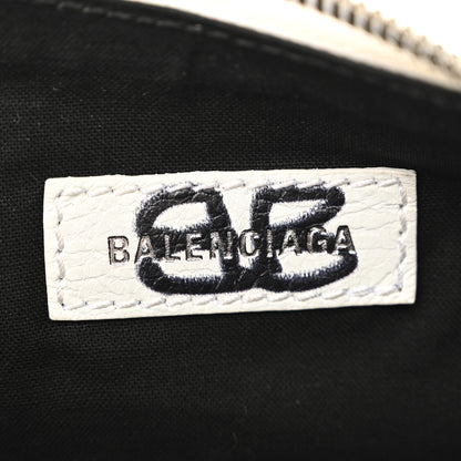 Balenciaga Agneau Arena Graffiti Le Cagole Shoulder Bag XS White Black 7 of 15