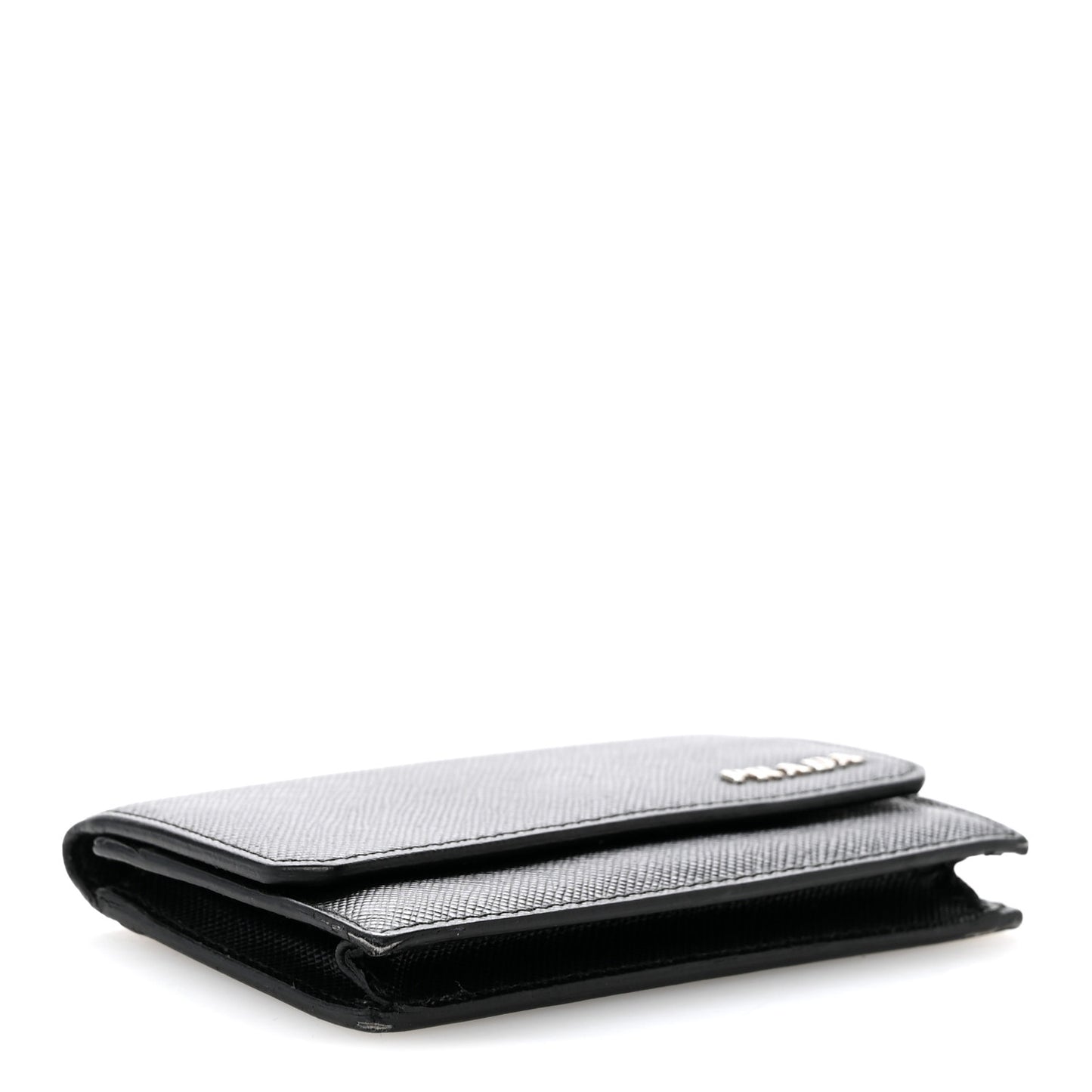 Saffiano Card Holder Black