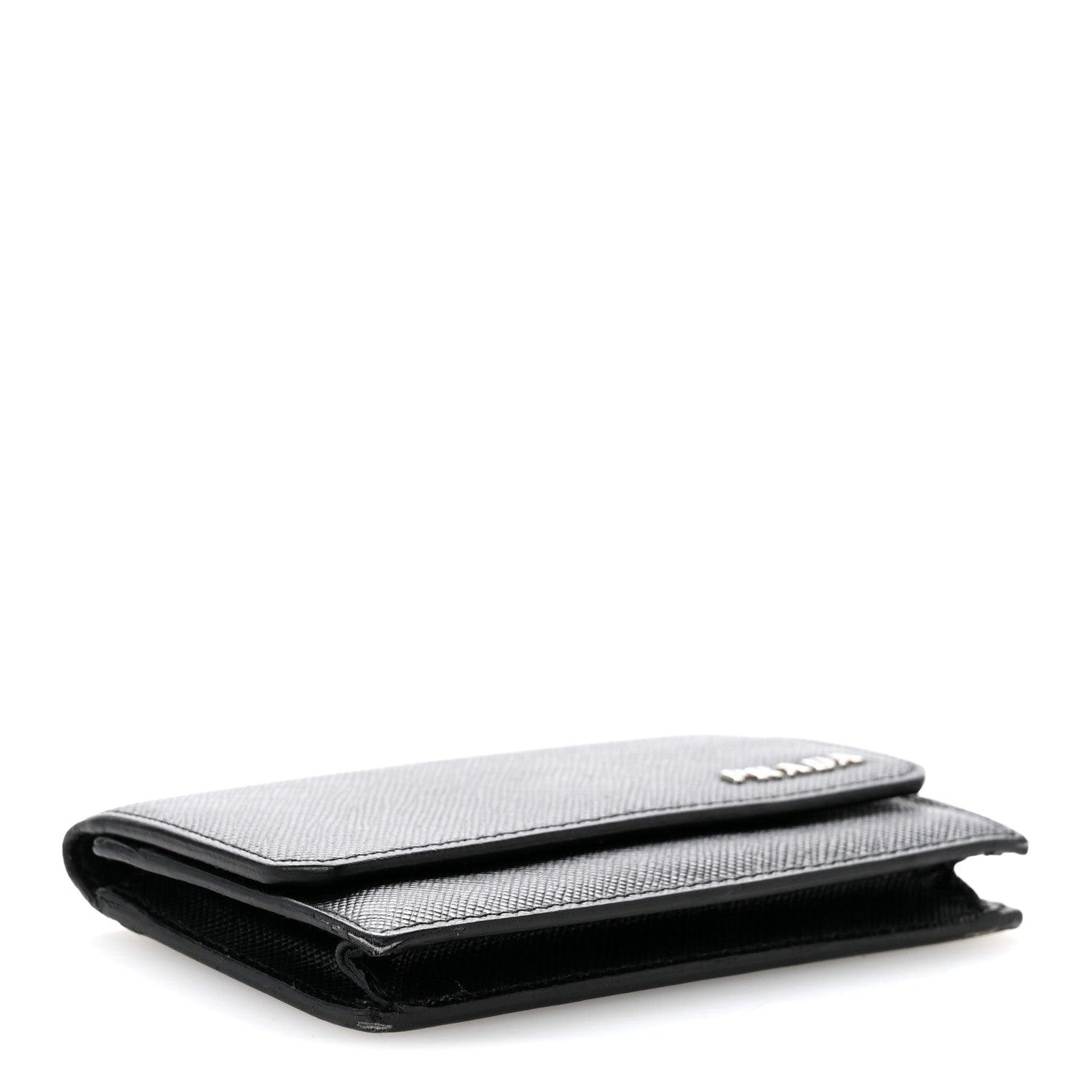 Prada Saffiano Card Holder Black 4 of 12