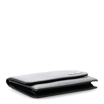 Prada Saffiano Card Holder Black 4 of 12