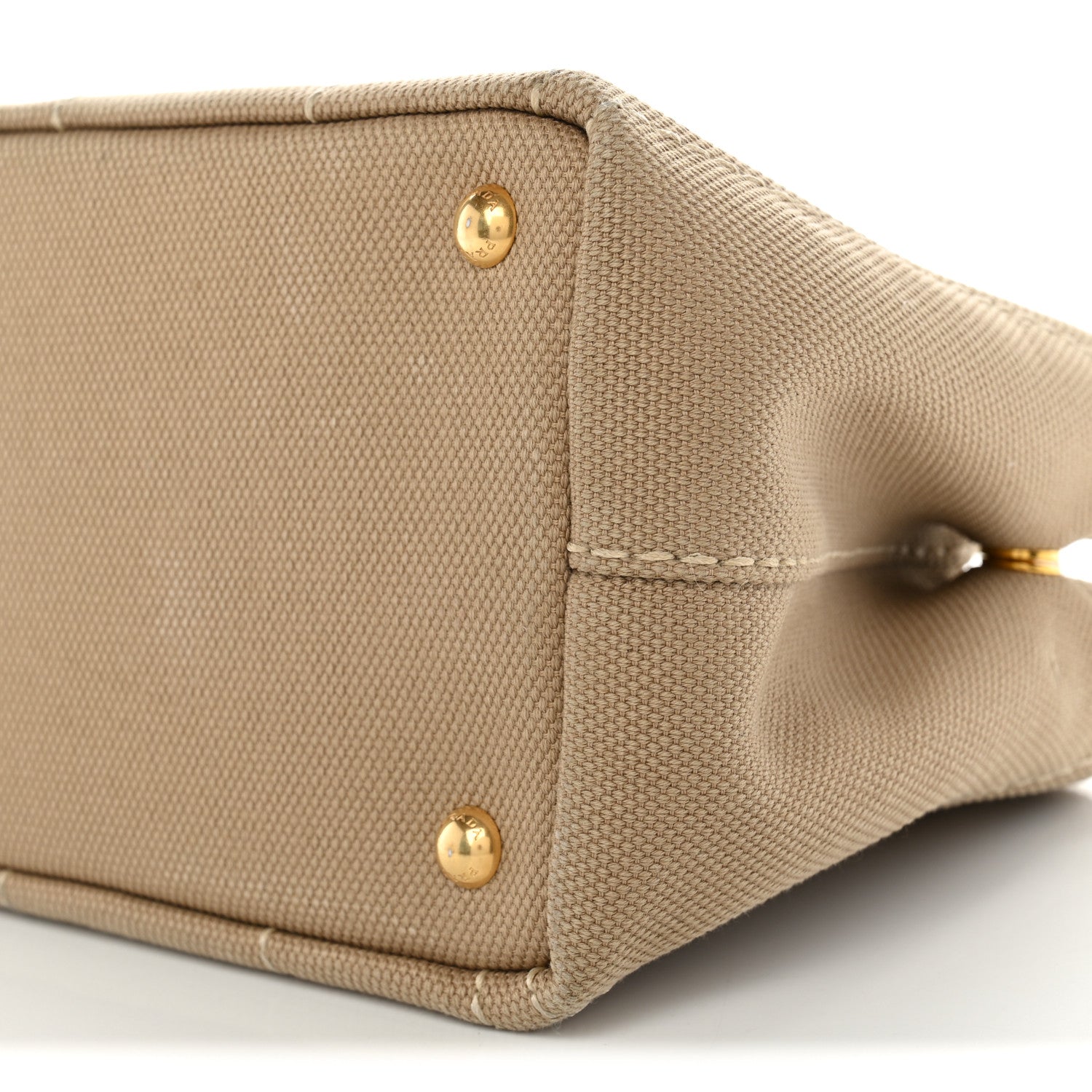 Prada Canapa Small Logo Tote Deserto 10 of 11