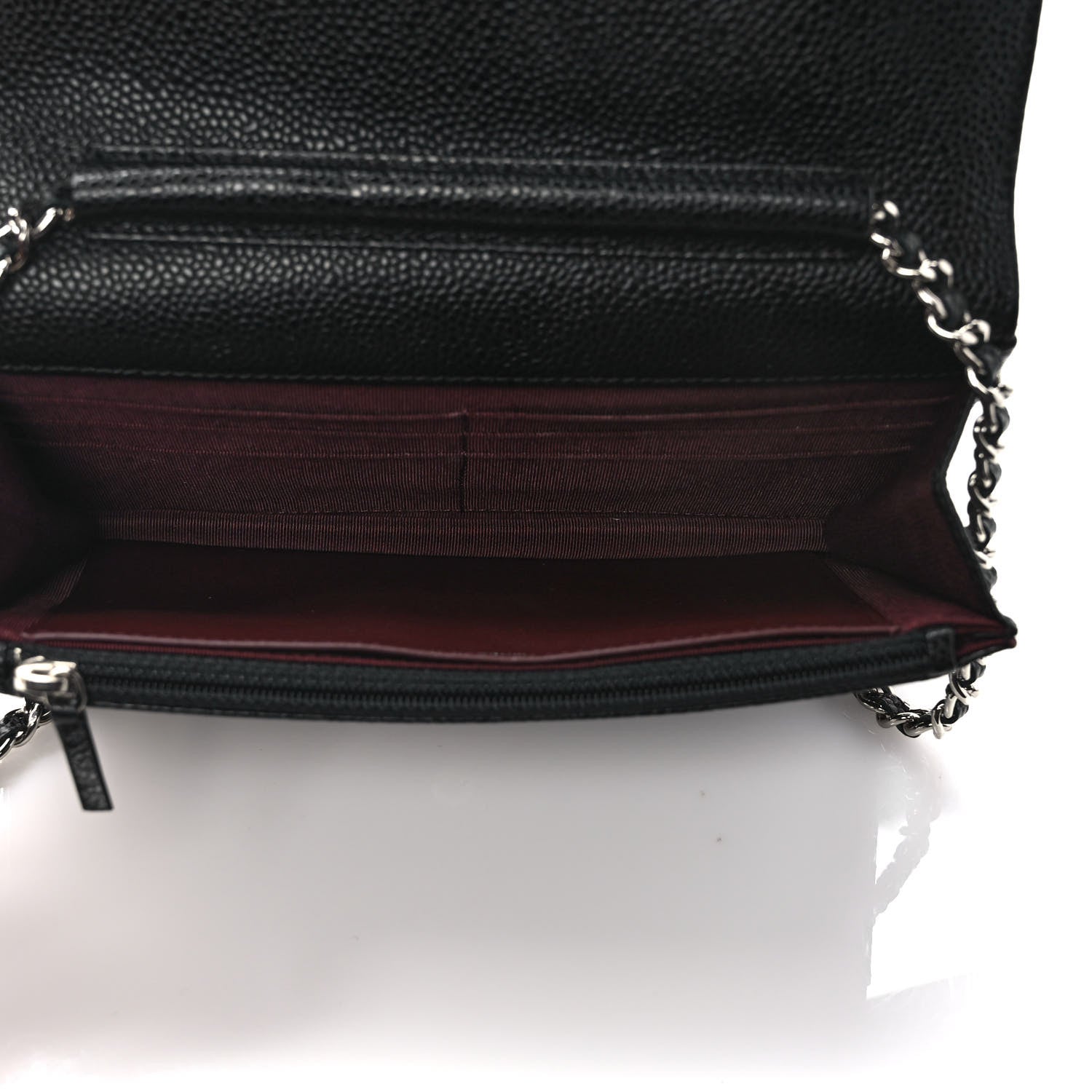 Chanel Caviar Quilted Wallet On Chain WOC Black 5 of 9