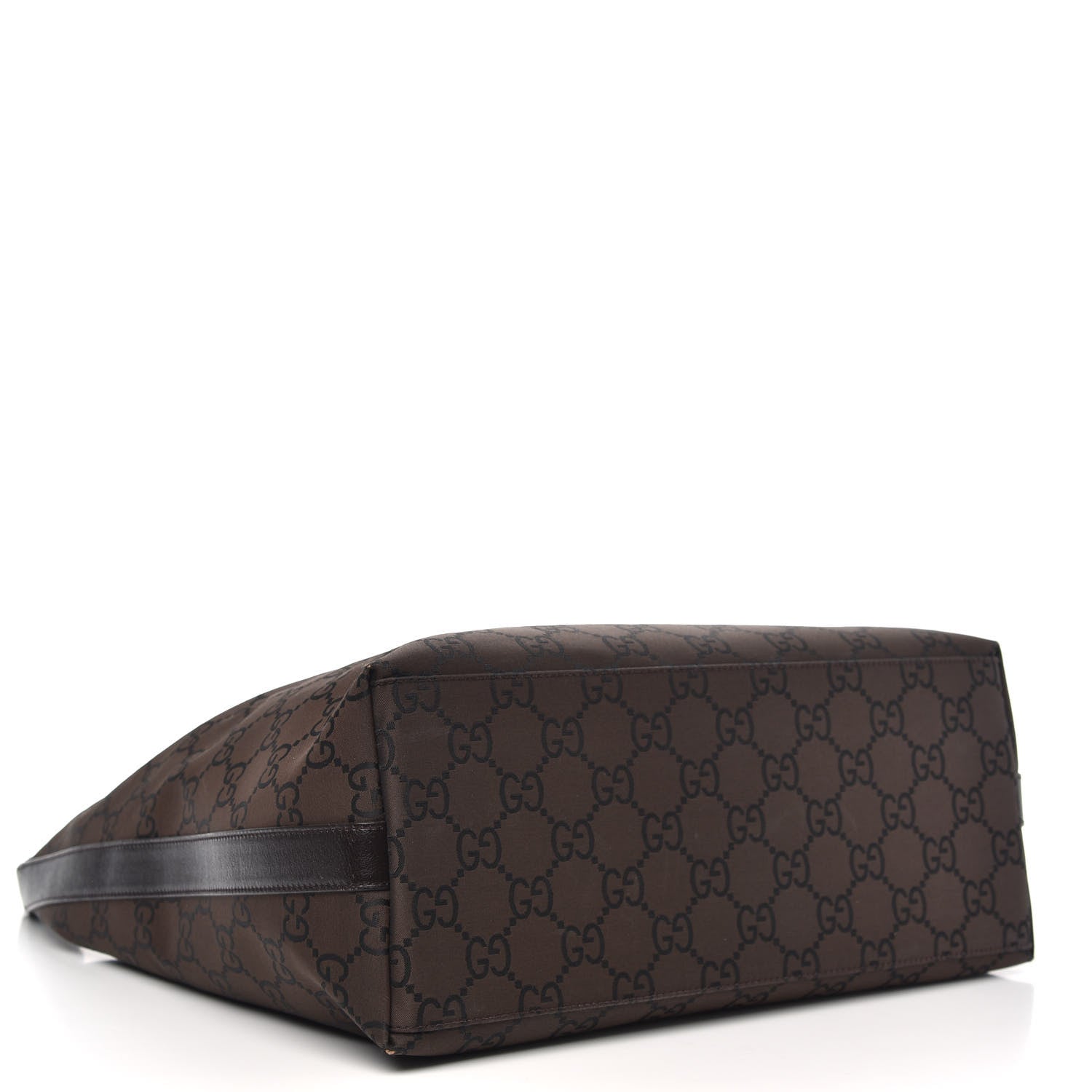 Gucci Nylon Monogram Hobo Dark Brown 4 of 10