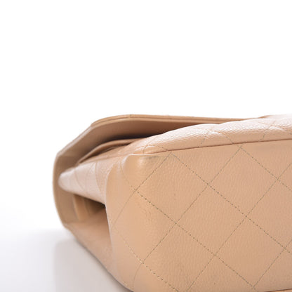 Chanel Caviar Quilted Jumbo Double Flap Beige Clair 8 of 10