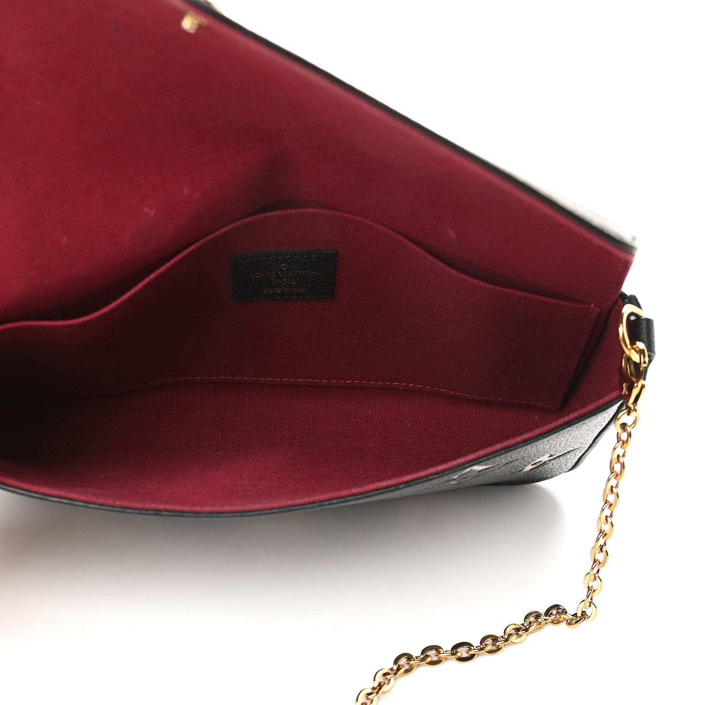 Empreinte Monogram Giant Felicie Pochette Black Beige