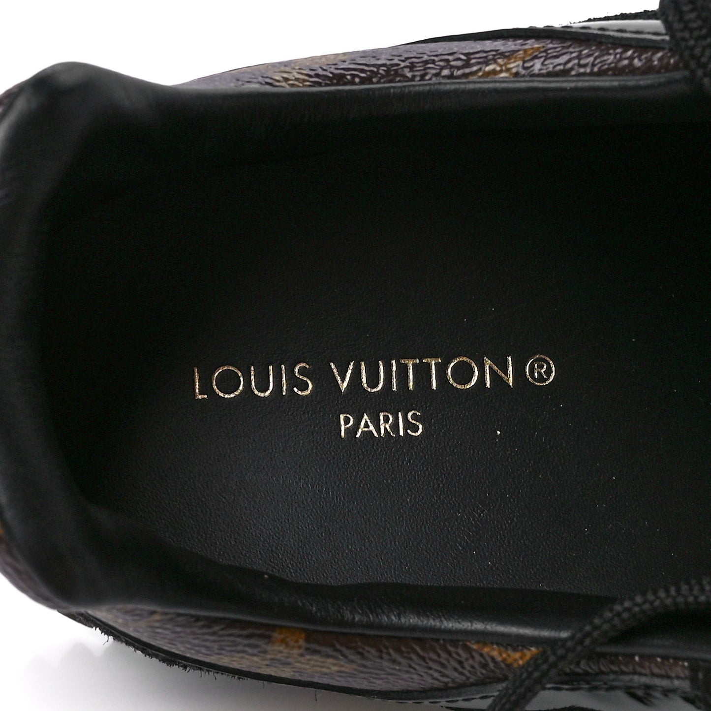 Suede Monogram Run Away Sneakers 40 Black