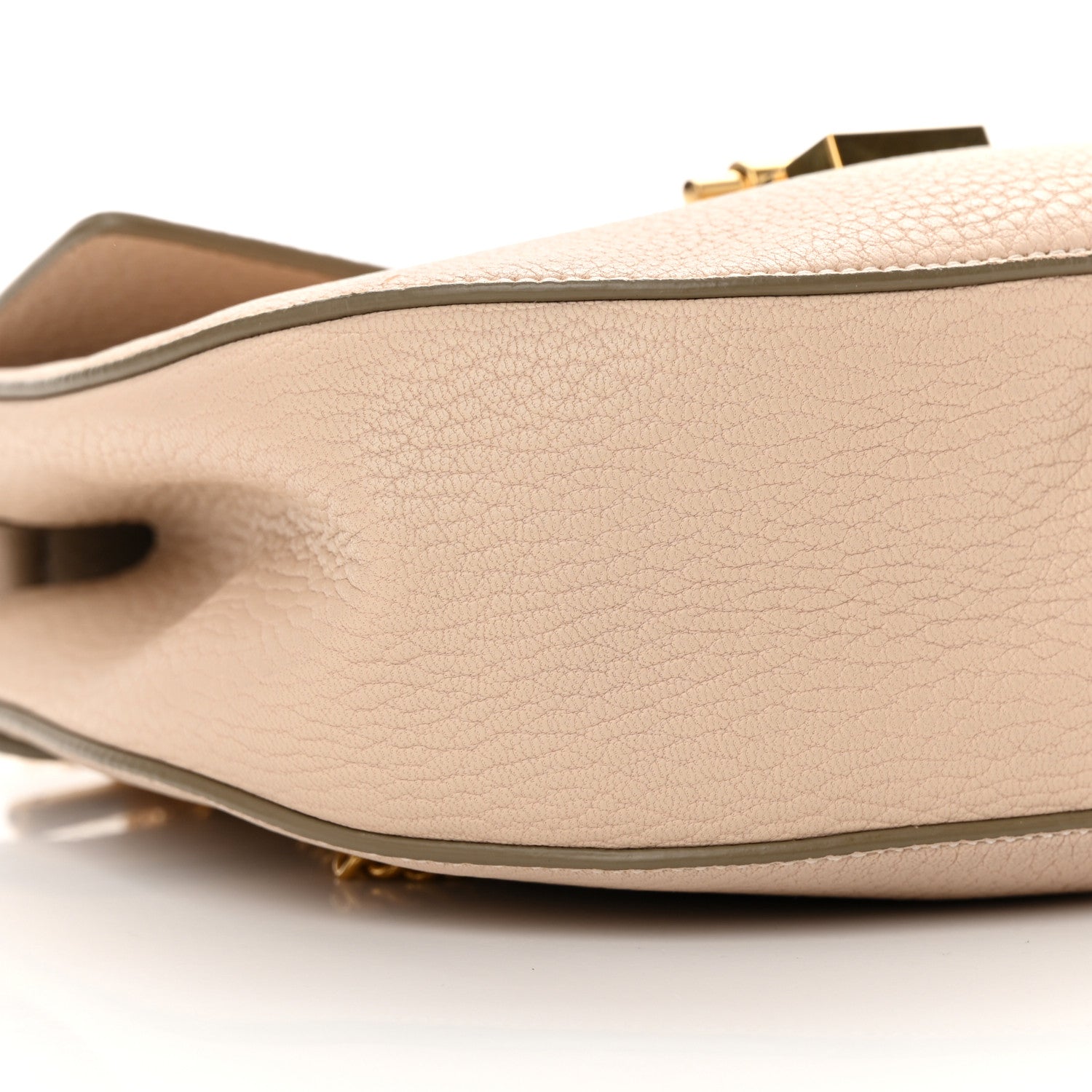 Chloe Grained Lambskin Medium Drew Shoulder Bag Abstract White 9 of 13