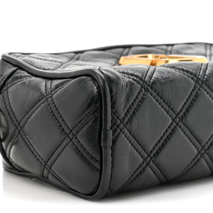 Marc Jacobs Lambskin Quilted The Softshot 21 Bag Black 10 of 14