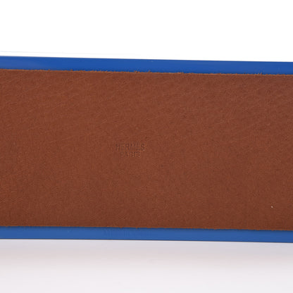 Hermes Lacquer Cavalcolor Small Square Box Bleu Indigo 6 of 7