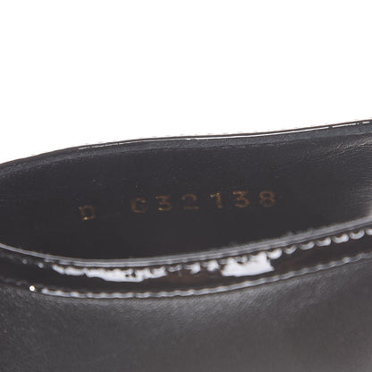 Chanel Patent Lambskin CC Bow Slingback Pumps 35.5 Black 8 of 9