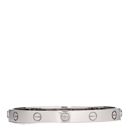 Cartier 18K White Gold LOVE Bracelet 16 3 of 5