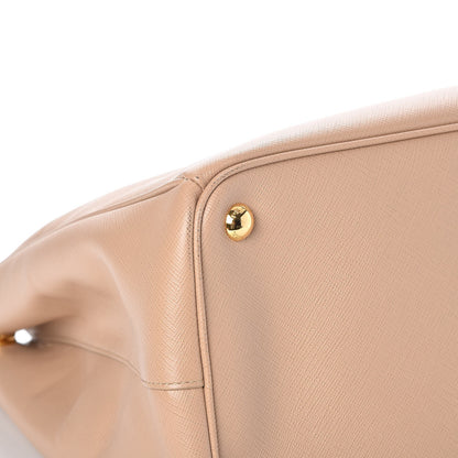 Prada Saffiano Large Galleria Double Zip Tote Sabbia 9 of 9