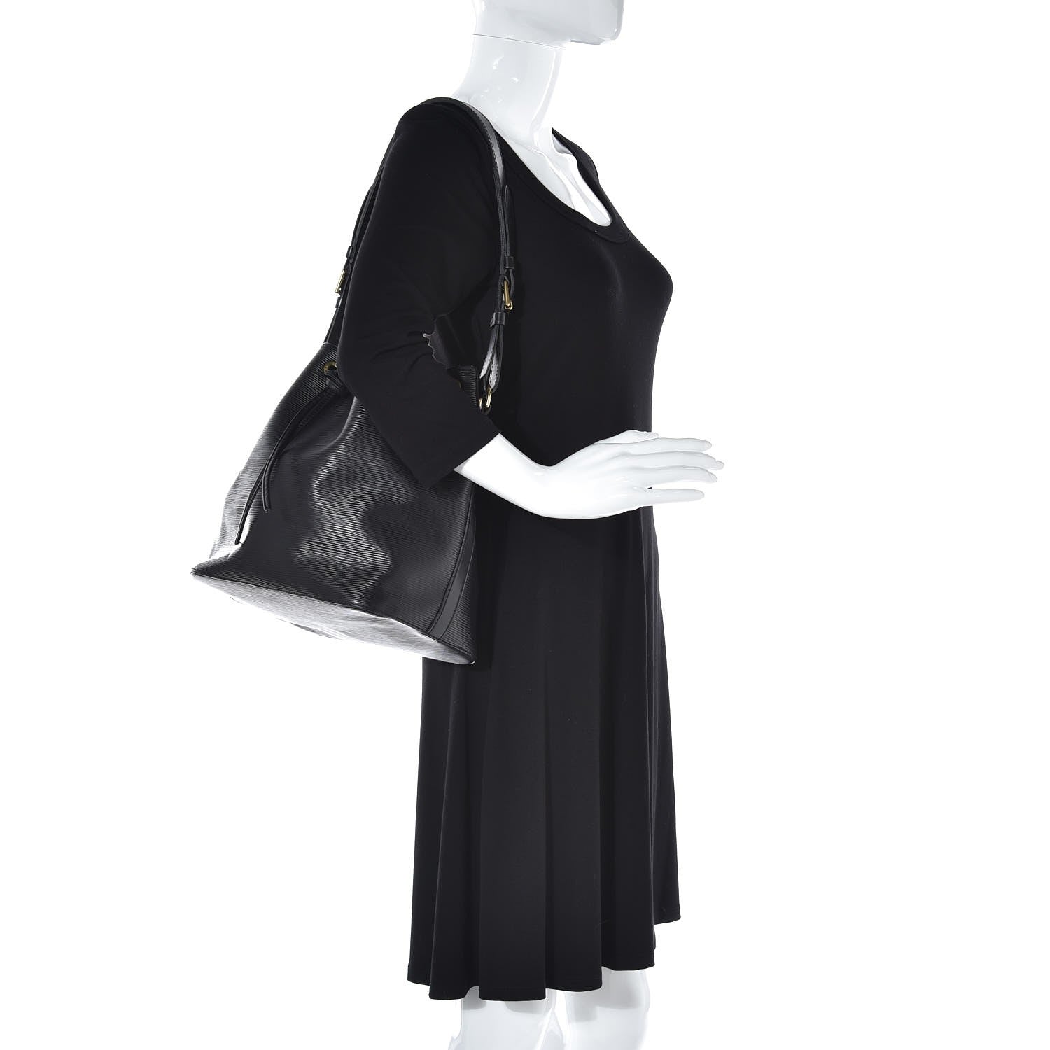Louis Vuitton Epi Petit Noe Black 2 of 8