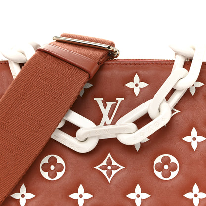 Louis Vuitton Lambskin Embossed Monogram Coussin PM Terracotta Brown 9 of 9