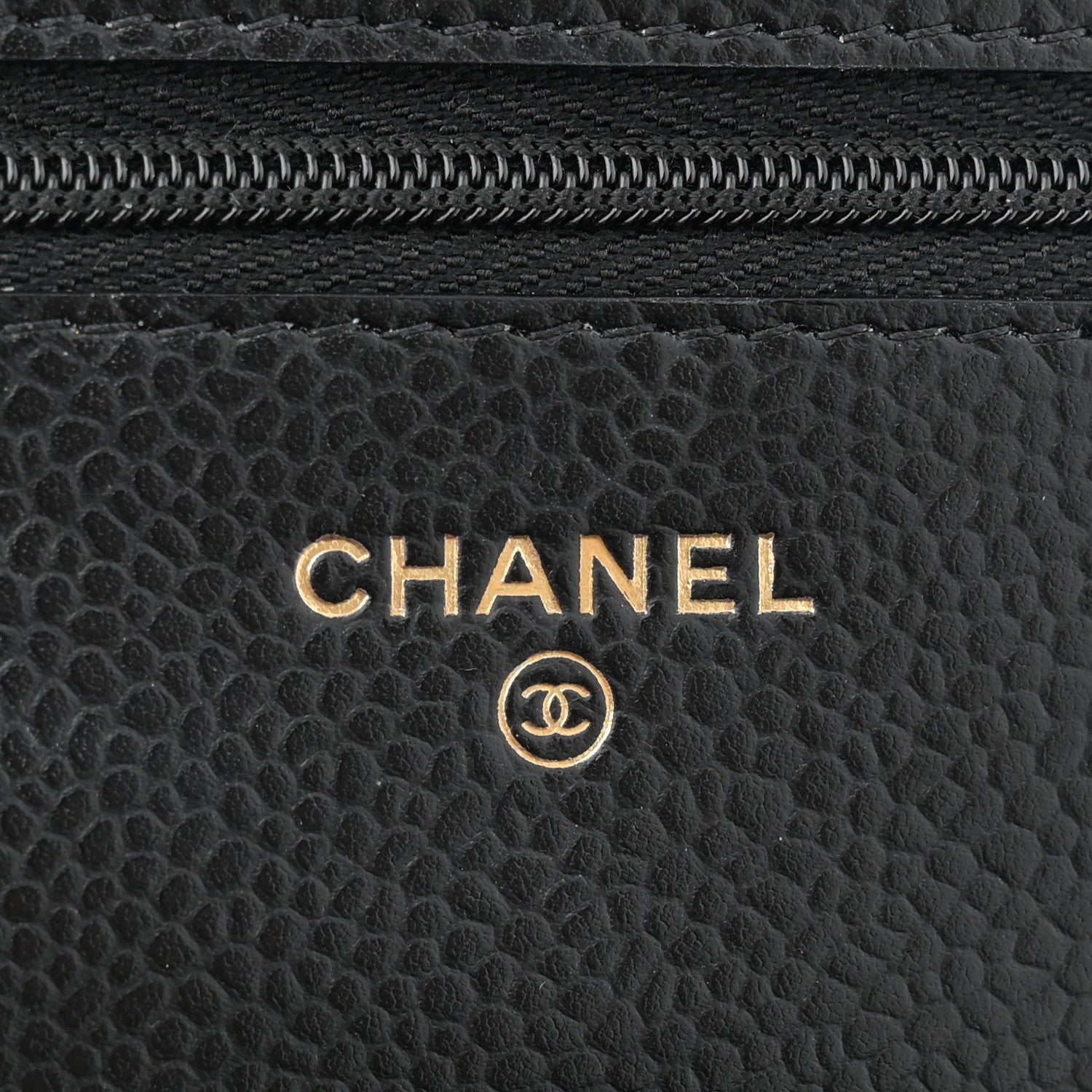 Chanel Caviar Quilted Wallet on Chain WOC Black 6 of 13