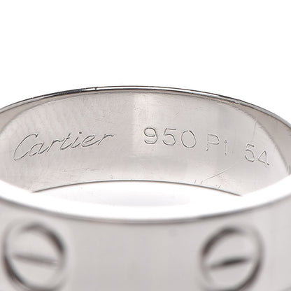Cartier Platinum 5.5mm LOVE Ring 54 6.75 4 of 4