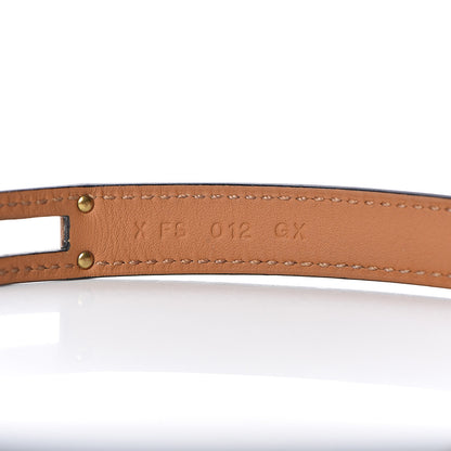 Hermes Swift Kelly Double Tour Bracelet M Bleu Agate 4 of 7