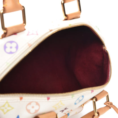 Louis Vuitton Monogram Multicolor Speedy 30 White 6 of 8