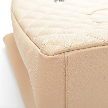 Chanel Caviar Quilted Grand Shopping Tote GST Beige Clair 7 of 9