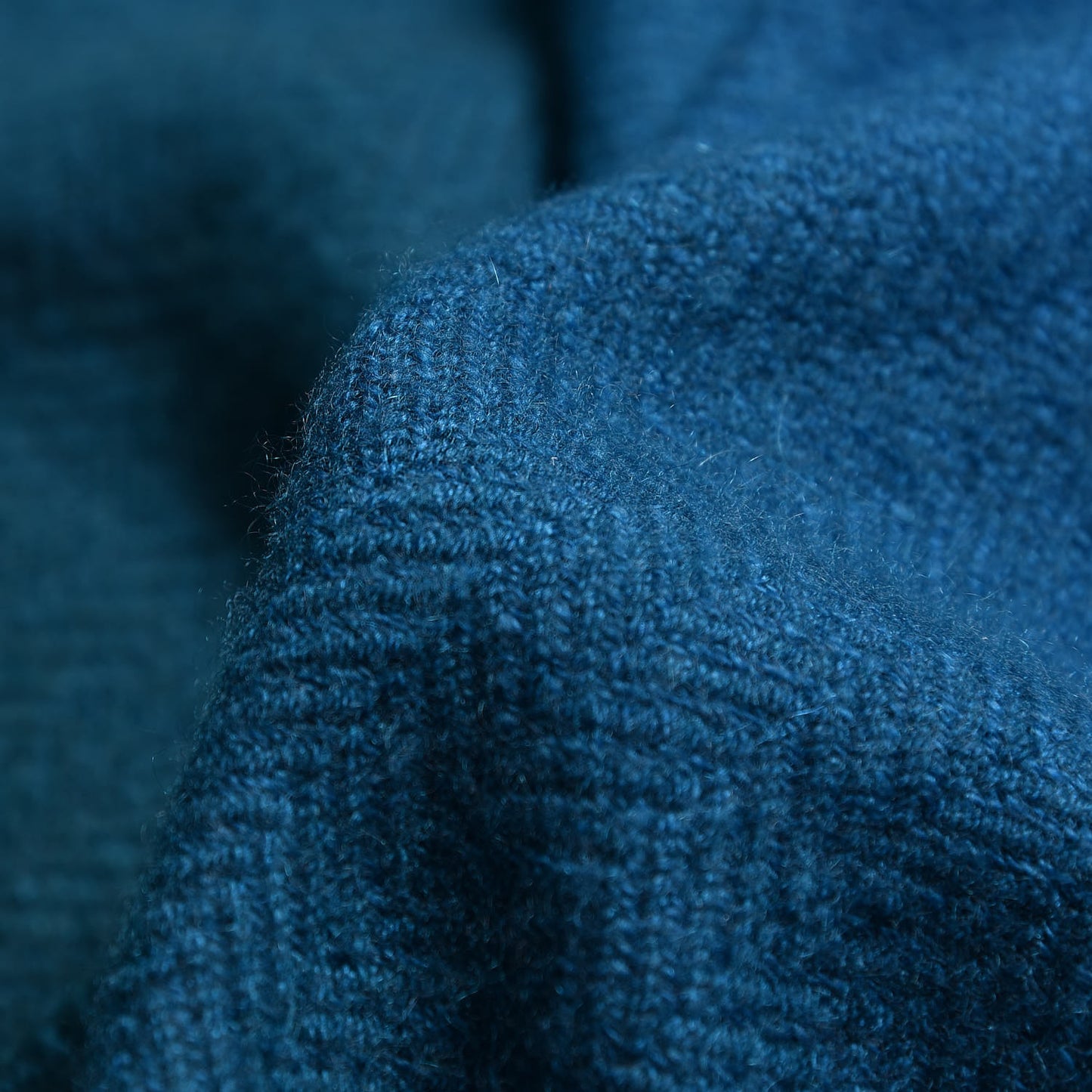 Cashmere Hand Woven Dip Dye Urga Blanket Bleu Violet