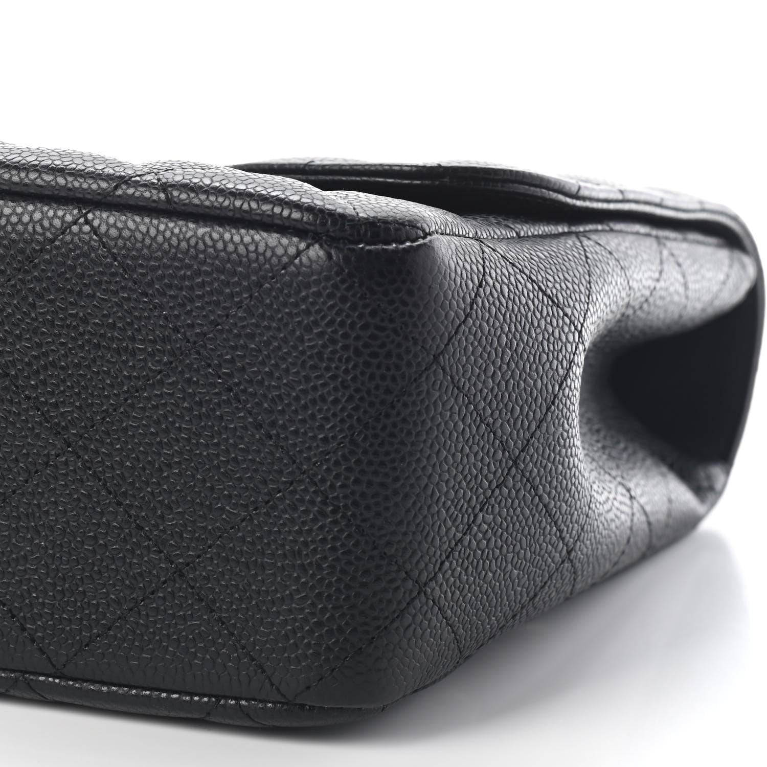 Chanel Caviar Quilted Jumbo Single Flap Black 8 of 8