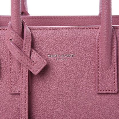 Saint Laurent Grained Calfskin Nano Sac De Jour Rose Dark 11 of 12
