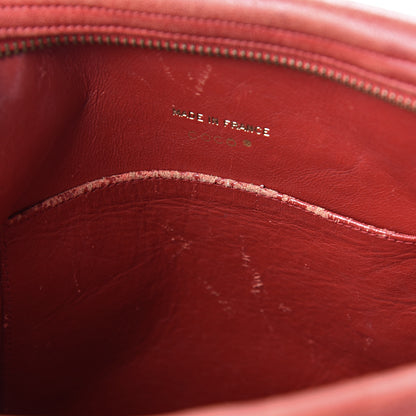 Chanel Lambskin Quilted Crossbody Red 16 of 24