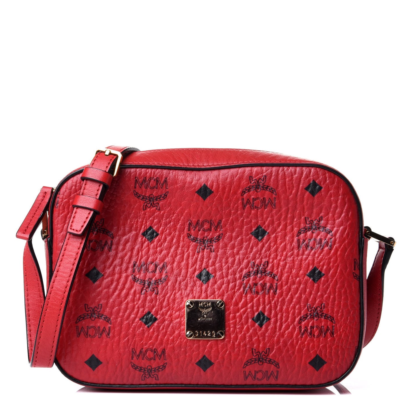 Visetos Mini Camera Crossbody Bag Red