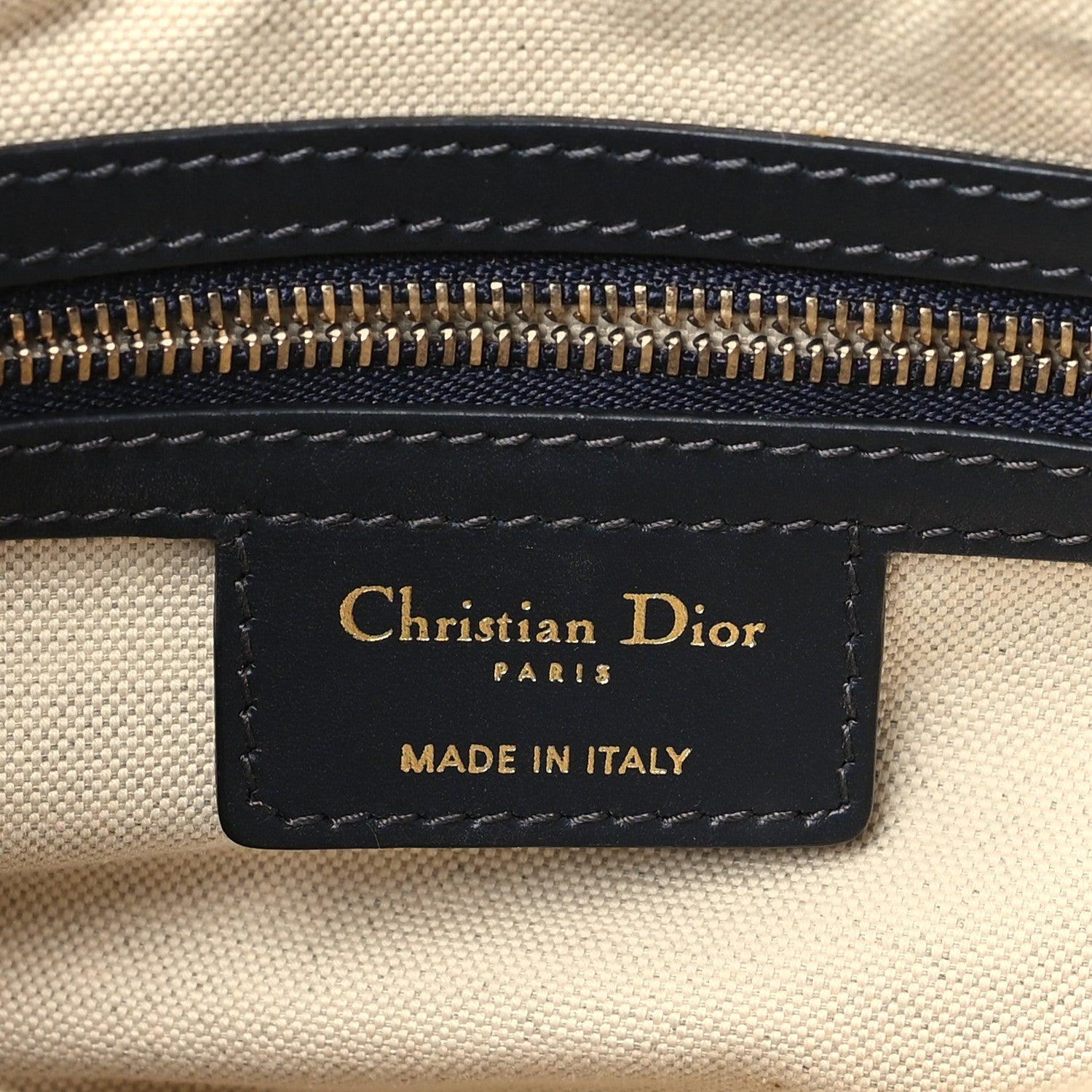 Christian Dior Oblique Saddle Bag Blue 6 of 11
