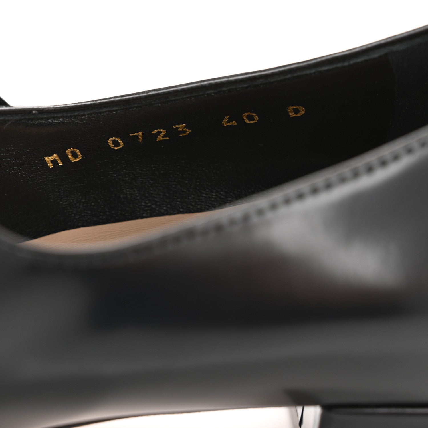 Christian Dior Brushed Calfskin Uniform 30mm Pumps 40 Black 9 of 9