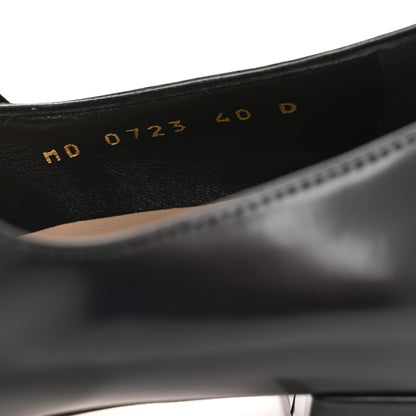 Christian Dior Brushed Calfskin Uniform 30mm Pumps 40 Black 9 of 9