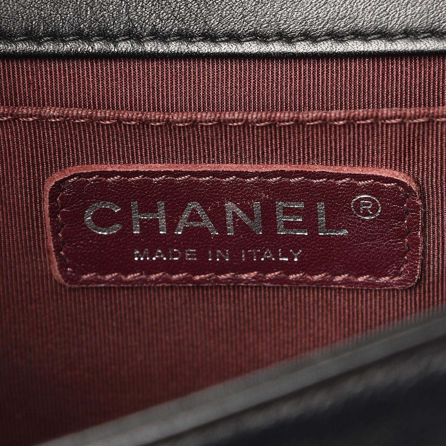 Chanel Calfskin Chevron Quilted Small Boy Flap Black 6 of 10