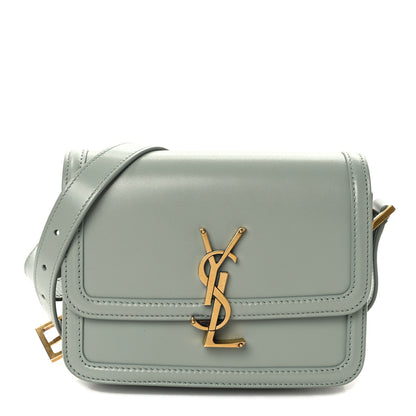 Saint Laurent Smooth Calfskin Small Solferino Satchel Acqua 1 of 11