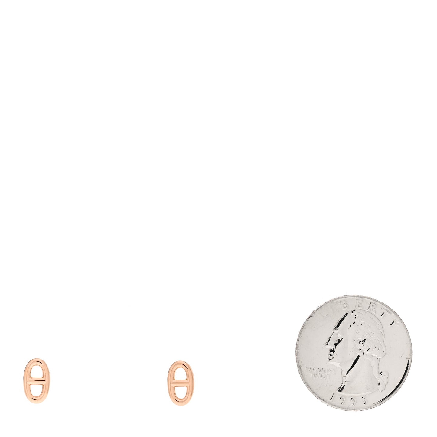 18K Rose Gold TPM Farandole Stud Earrings